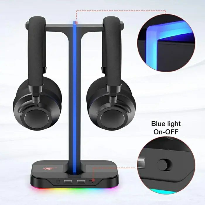 HAVIT Gamenote RGB LED Headphone Stand TH650