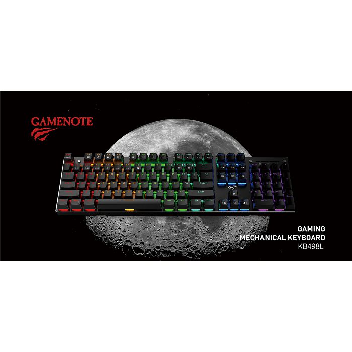 HAVIT Gamenote USB Mechanical Keyboard HV-KB498L - SLO characters