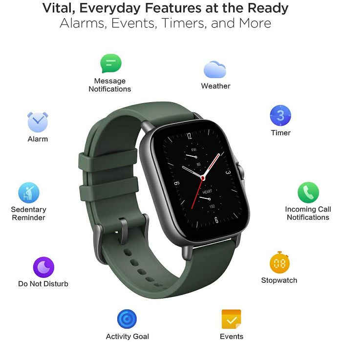 Amazfit GTS 2e smart watch green