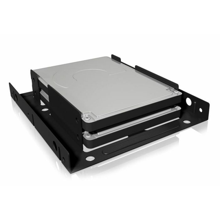 Icybox adapter for 2 × SSD / HDD from 2.5 "to 3.5" for installation in the housing
