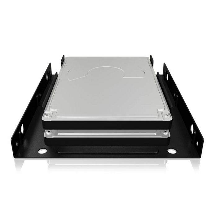 Icybox adapter for 2 × SSD / HDD from 2.5 "to 3.5" for installation in the housing