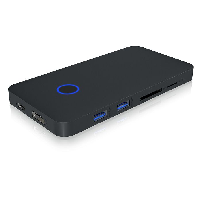 Icybox IB-DK2108M-C 8-in-1 USB Type-C PowerDelivery up to 100 W docking station