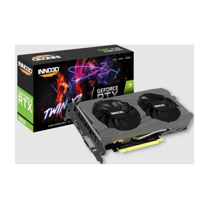 INNO3D GeForce RTX 3050 TWIN X2, 8GB GDDR6