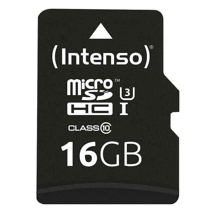 Intenso 16GB microSDXC UHS-I Class 10 Pro 90MB / s memory card