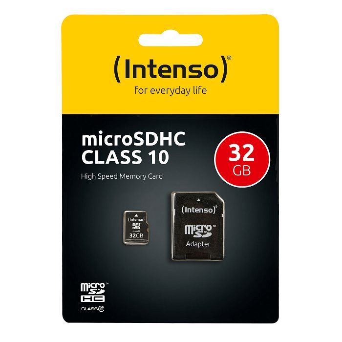 Intenso 32GB microSDHC Class 10 40MB / s memory card