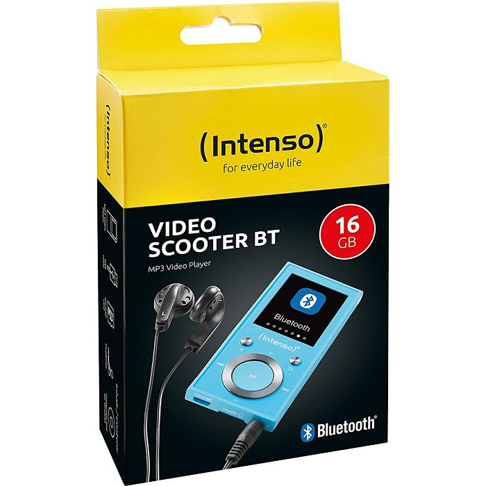 Intenso MP3 player Video Scooter BT 16GB - blue