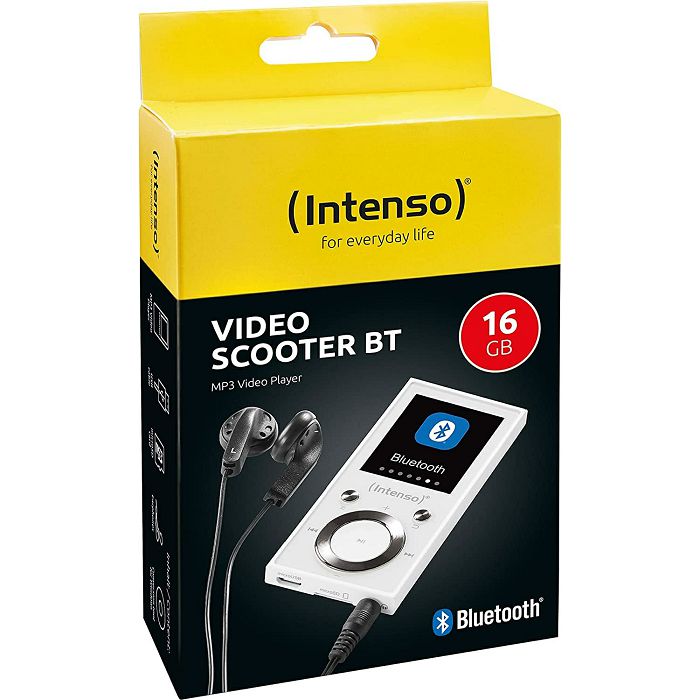 Intenso MP3 player Video Scooter BT 16GB - white