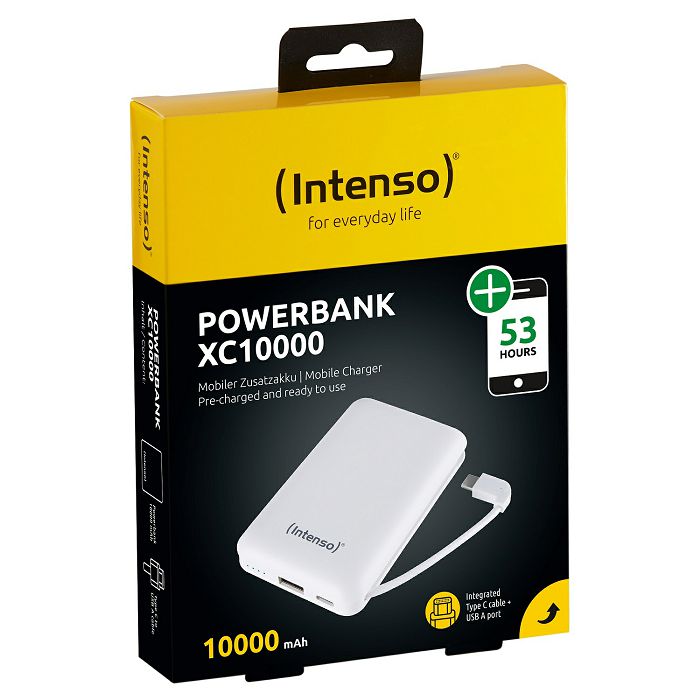 Intenso XC 10000mAh portable battery - White