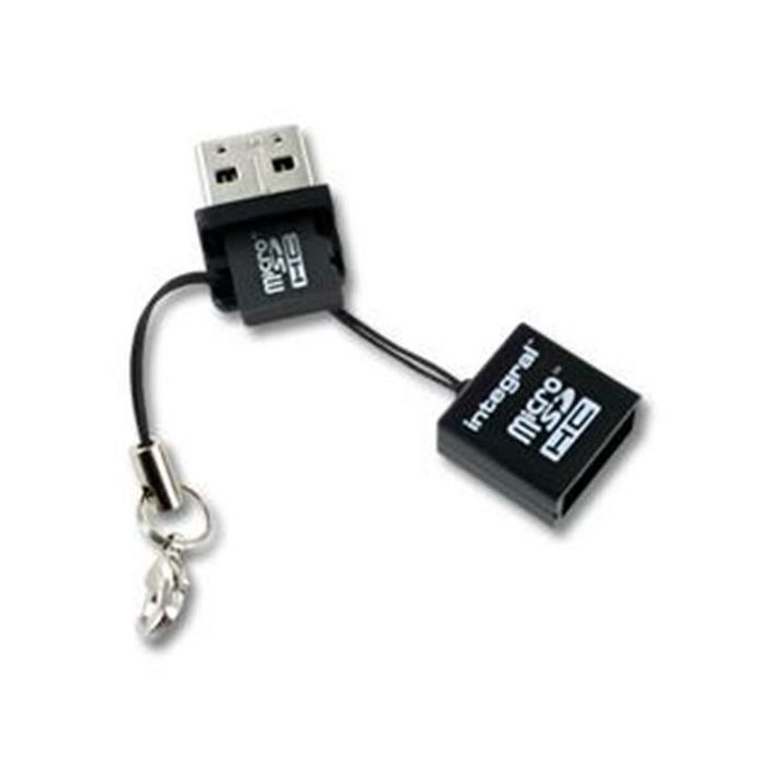 Integral micro SD / micro SDHC USB card reader