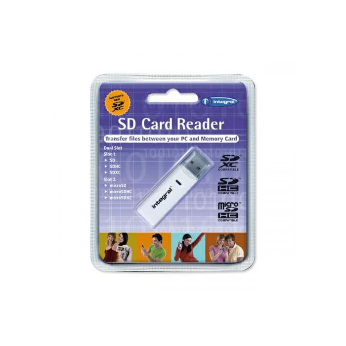 Integral Dual Slot SDXC Card Reader