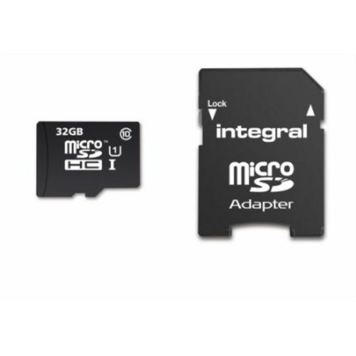 INTEGRAL 32GB MICRO SDHC class10 90MB / s MEMORY CARD + SD ADAPTER