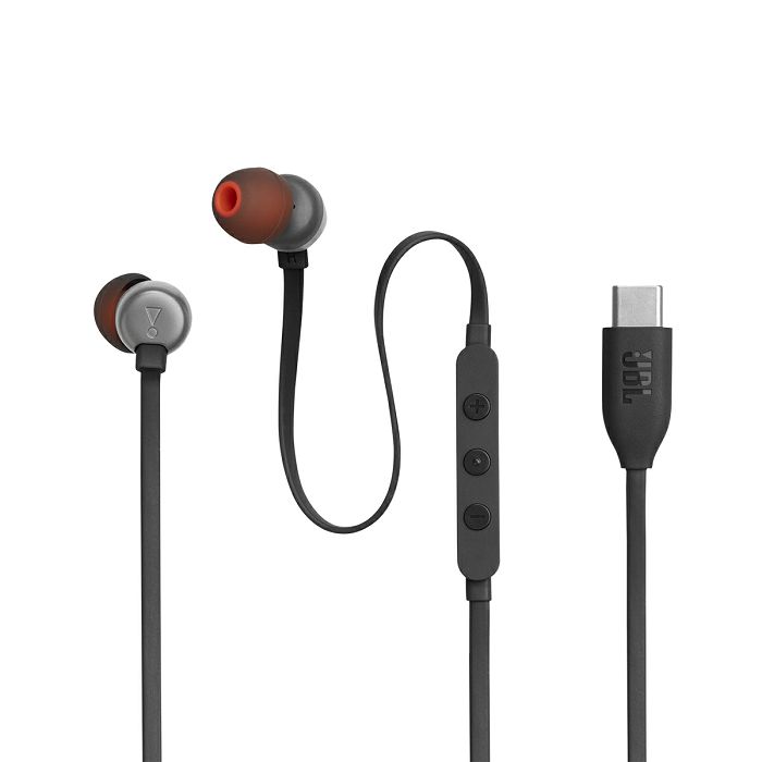 JBL Tune 310C USB-C wired headphones, black