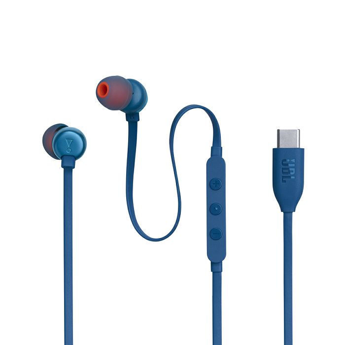 JBL USB-C wired headphones Tune 310C, blue