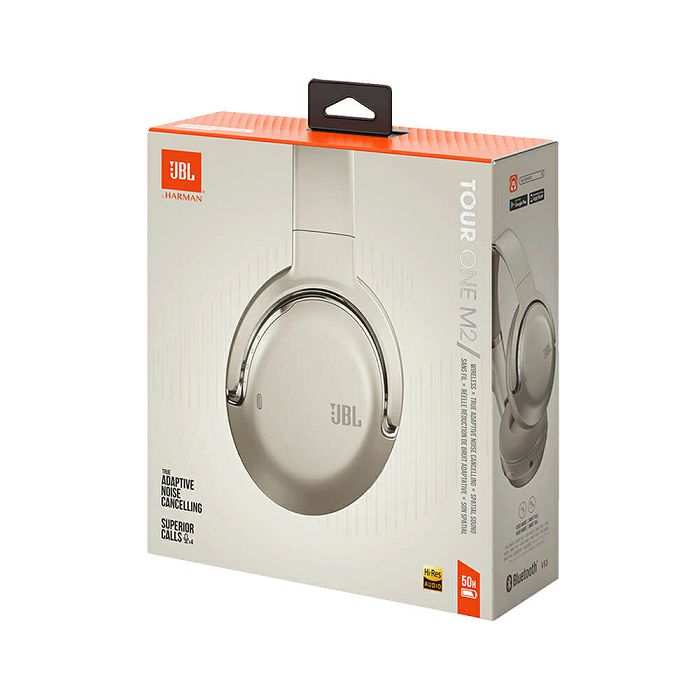 JBL Tour One M2 Bluetooth wireless headphones, champagne