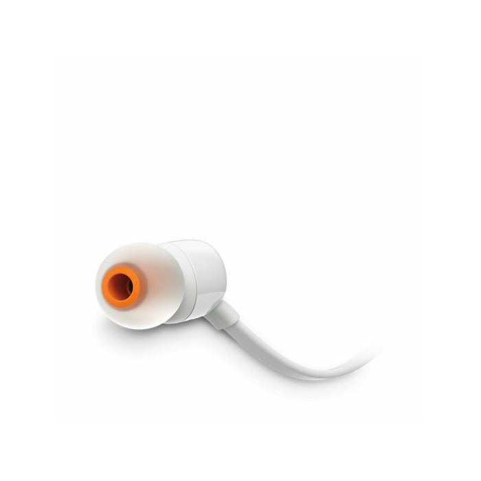 JBL Tune 110 In-ear headphones with microphone, white