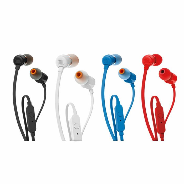 JBL Tune 110 In-ear headphones with microphone, white