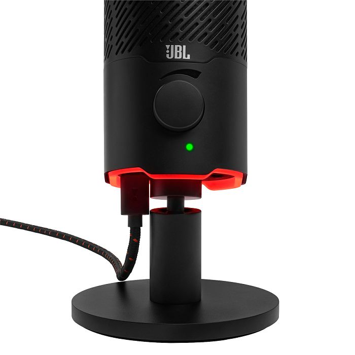 JBL Quantum Stream microphone, USB, black
