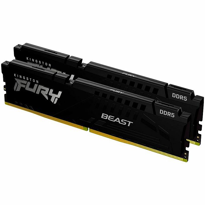 Kingston DRAM 16GB 6000MT/s DDR5 CL36 DIMM (Kit of 2) FURY Beast Black EXPO EAN: 740617331721