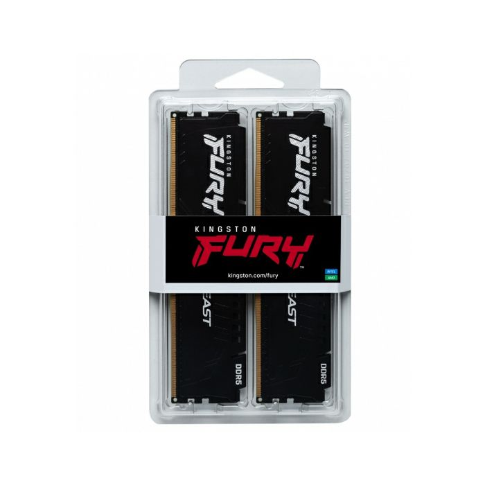 Kingston Fury Beast 32GB Kit (2x16GB) DDR5-5600 DIMM PC5-44800 CL40, 1.25V