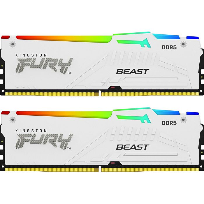 Kingston Fury Beast RGB 32GB Kit (2x16GB) DDR5-5600 DIMM CL36, 1.25V