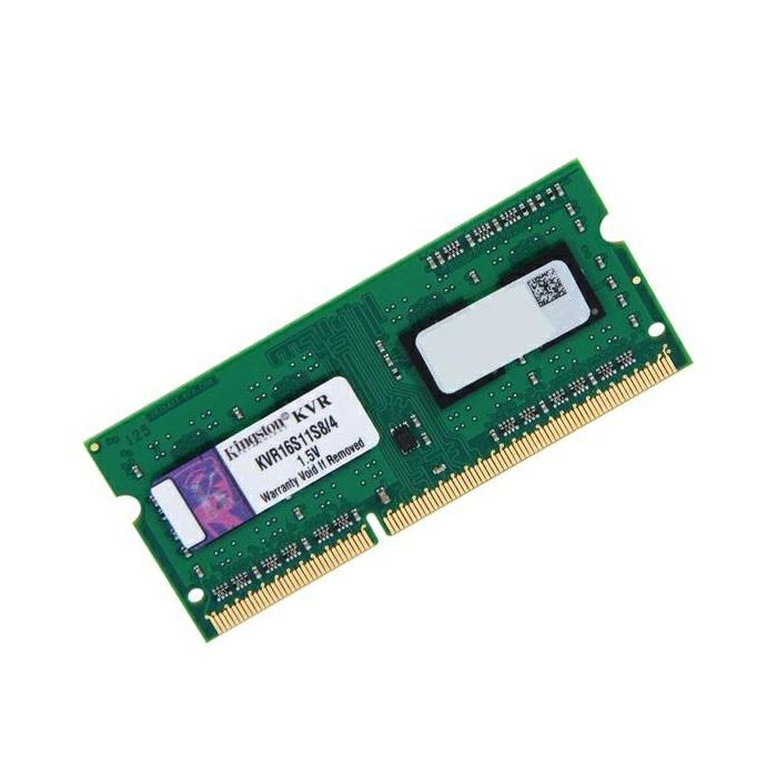 Kingston 4GB DDR3-1600MHz SODIMM PC3-12800 CL11, 1.5V