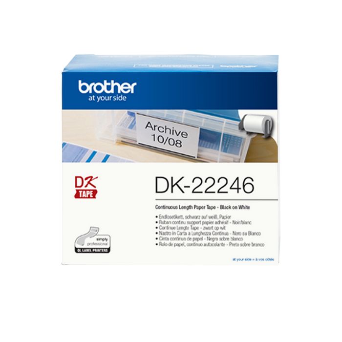 Brother DK-22246 - continuous labels - 1 roll(s) - Roll (10.3 cm x 30.48 m)
 - DK22246