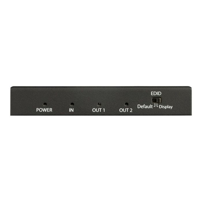 StarTech.com HDMI Splitter - 2-Port - 4K 60Hz - HDMI Splitter 1 In 2 Out - 2 Way HDMI Splitter - HDMI Port Splitter (ST122HD202) - video/audio splitter - 2 ports
 - DP2MDPMF6IN
