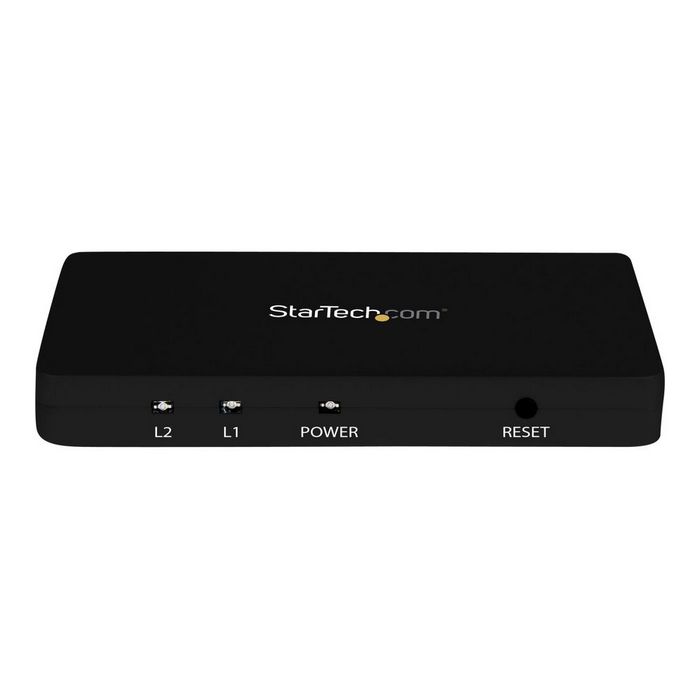 StarTech.com HDMI Splitter 1 In 2 Out - 4k 30Hz - 2 Port - Aluminum - HDMI Multi Port - HDMI Audio Splitter (ST122HD4K) - video/audio switch - 2 ports
 - ST122HD4K