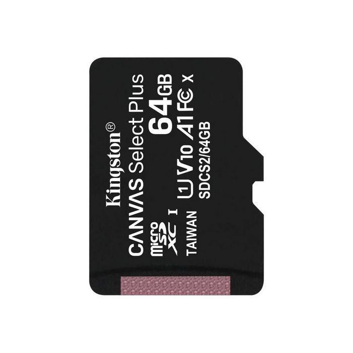 Kingston Canvas Select Plus - flash memory card - 64 GB - microSDXC UHS-I
 - SDCS2/64GBSP