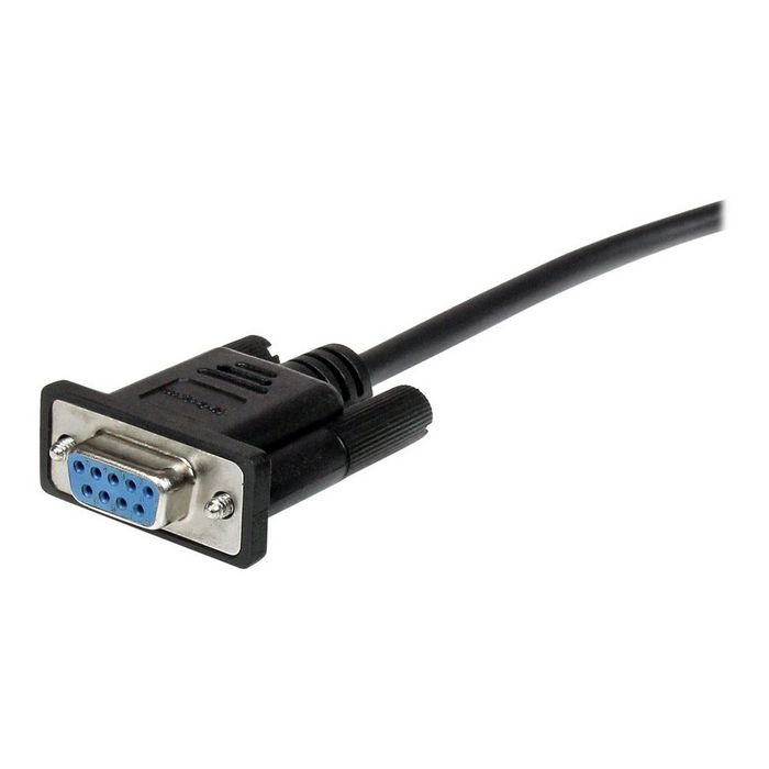 StarTech.com 0.5m Black Straight Through DB9 RS232 Serial Cable - DB9 RS232 Serial Extension Cable - Male to Female Cable - 50cm (MXT10050CMBK) - serial extension cable - 50 cm
 - MXT10050CMBK