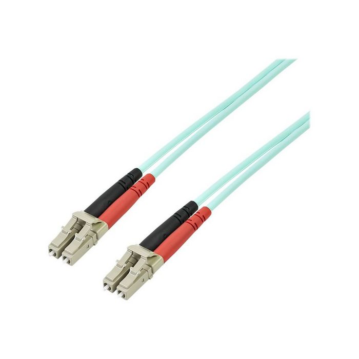 StarTech.com 5m Fiber Optic Cable - 10 Gb Aqua - Multimode Duplex 50/125 - LSZH - LC/LC - OM3 - LC to LC Fiber Patch Cable - patch cable - 5 m - aqua
 - A50FBLCLC5