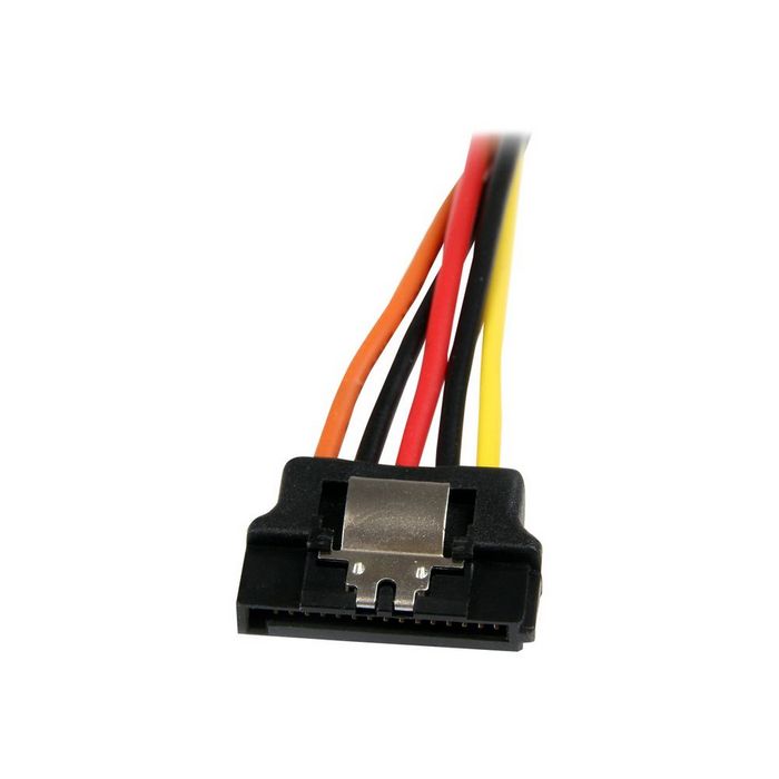 StarTech.com 6in Latching SATA Power Y Splitter Cable Adapter - M/F - 6 inch Serial ATA Power Cable Splitter - SATA Power Y Cable Adapter - power splitter - 15.24 cm
 - PYO2LSATA