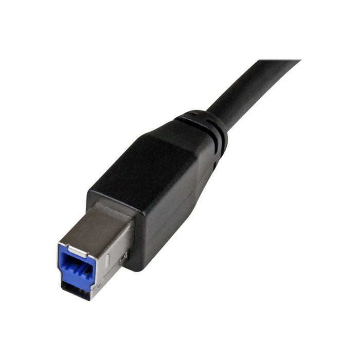 StarTech.com 5m 15 ft Active USB 3.0 USB-A to USB-B Cable - M/M - USB A to B Cable - USB 3.1 Gen 1 (5 Gbps) (USB3SAB5M) - USB cable - 5 m
 - USB3SAB5M