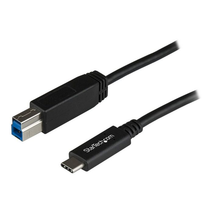 StarTech.com USB C to USB B Printer Cable - 1m / 3 ft - Superspeed - USB 3.1 - 10Gbps - USB C Printer Cable - USB Type C to Type B (USB31CB1M) - USB-C cable - 1 m
 - USB31CB1M