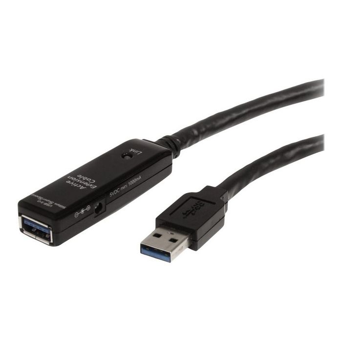 StarTech 16.4ft Active USB 3.0 Extension Cable with AC Power