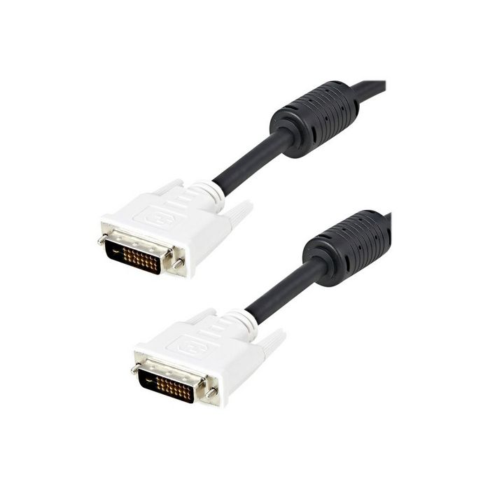 StarTech.com 2m DVI-D Dual Link Cable - Male to Male DVI-D Digital Video Monitor Cable - 25 pin DVI-D Cable M/M Black 2 Meter - 2560x1600 (DVIDDMM2M) - DVI cable - 2 m
 - DVIDDMM2M