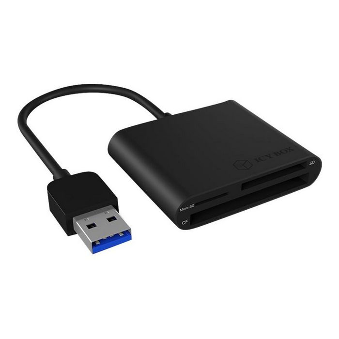 RaidSonic ICY BOX IB-CR301-U3 - card reader - USB 3.0
 - IB-CR301-U3