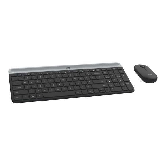 Logitech Keyboard and Mouse Set Slim Wireless Combo MK470 - Graphite
 - 920-009188