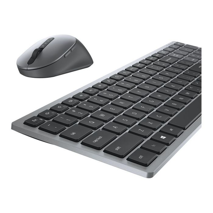 Dell Keyboard and Mouse Set - French Layout - Grey/Titanium
 - KM7120W-GY-FR