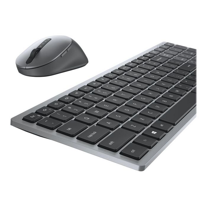 Dell Keyboard and Mouse Set KM7120W - GB Layout - Grey/Titanium
 - KM7120W-GY-UK