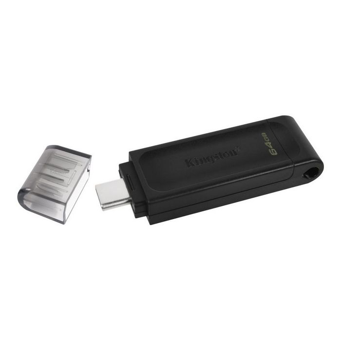 Kingston USB-Stick DataTraveler 70 - USB 3.2 Gen 1 (3.1 Gen 1) - 64 GB - Black
 - DT70/64GB