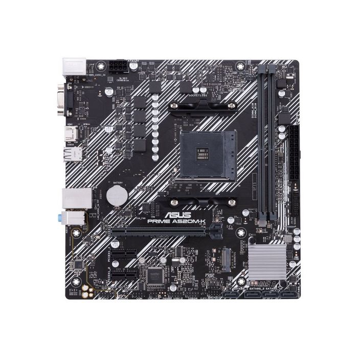 ASUS PRIME A520M-K - motherboard - micro ATX - Socket AM4 - AMD A520
 - 90MB1500-M0EAY0