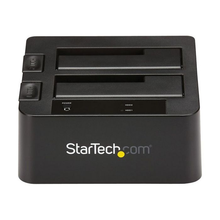 StarTech.com Dual-Bay USB 3.1 to SATA Hard Drive Docking Station, USB 3.1 (10 Gbps) Hard Drive Dock, External 2.53.5 SATA IIIIII, SSDHDD Docking Station, Hot-Swap Hard Drive Bay -  - SDOCK2U313