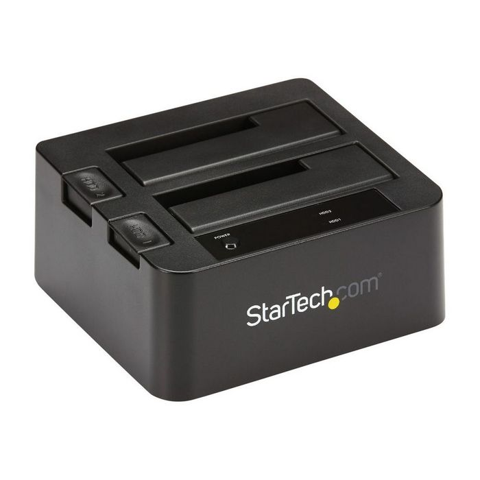 StarTech.com Dual-Bay USB 3.1 to SATA Hard Drive Docking Station, USB 3.1 (10 Gbps) Hard Drive Dock, External 2.53.5 SATA IIIIII, SSDHDD Docking Station, Hot-Swap Hard Drive Bay -  - SDOCK2U313