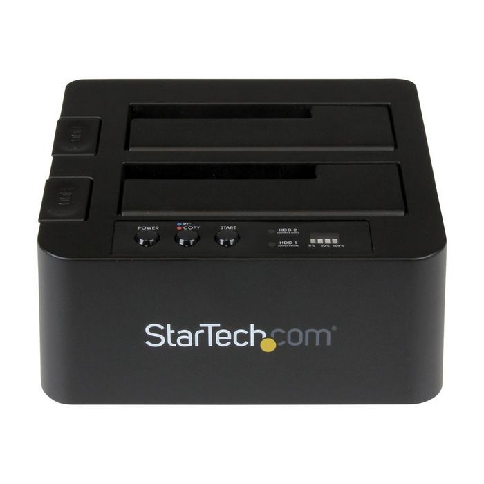 StarTech.com Standalone Hard Drive Duplicator, Dual Bay HDDSSD ClonerCopier, USB 3.1 (10 Gbps) to SATA III (6Gbps) HDDSSD Docking Station, Hard Disk Duplicator Dock - Hard Drive Cl - SDOCK2U313R