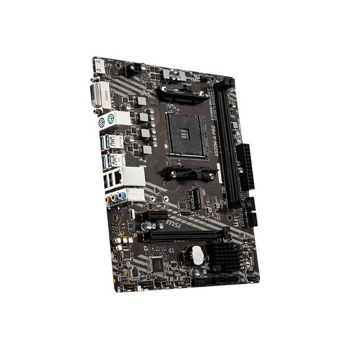 MSI A520M-A PRO - motherboard - micro ATX - Socket AM4 - AMD A520
 - 7C96-001R