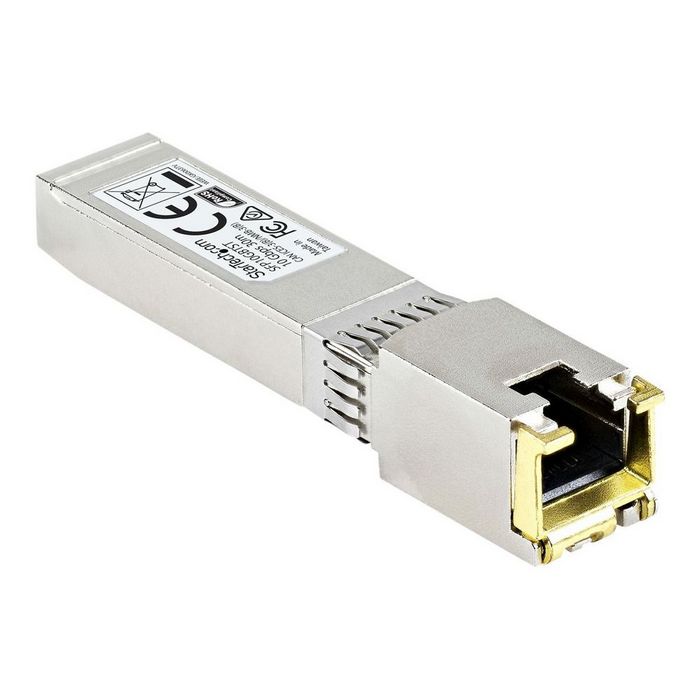 StarTech.com MSA Uncoded SFP+ Module - 10GBASE-T - 10GE Gigabit Ethernet SFP+ SFP to RJ45 Cat6/Cat5e Transceiver Module - 30m - SFP+ transceiver module - 10 GigE - TAA Compliant
 - SFP10GBTST