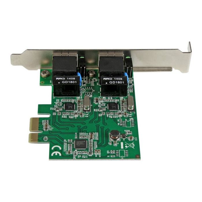 StarTech.com Dual Port Gigabit PCI Express Server Network Adapter Card - 1 Gbps PCIe NIC - Dual Port Server Adapter - 2 Port Ethernet Card (ST1000SPEXD4) - network adapter - PCIe - - ST1000SPEXD4