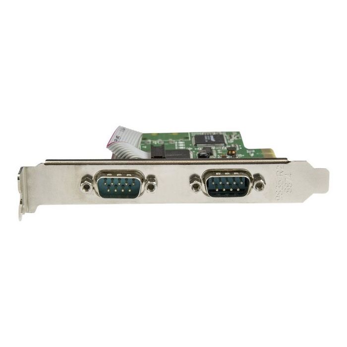 StarTech.com 2-Port PCI Express Serial Card with 16C1050 UART - RS232 Low Profile Serial Card - PCI Serial Card (PEX2S1050) - serial adapter - PCIe - RS-232 x 2
 - PEX2S1050
