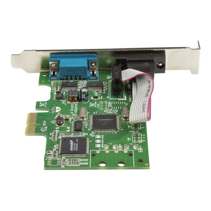 StarTech.com 2-Port PCI Express Serial Card with 16C1050 UART - RS232 Low Profile Serial Card - PCI Serial Card (PEX2S1050) - serial adapter - PCIe - RS-232 x 2
 - PEX2S1050